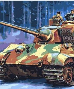 German Tank paint by numbers