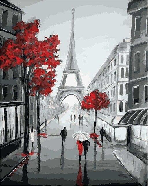 Paint by number kit - Paris