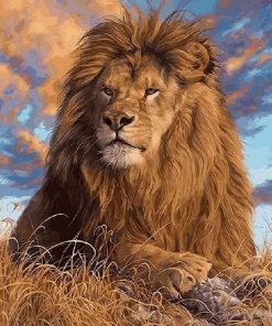 Lions Animals Picture - DIY Paint By Numbers - Numeral Paint