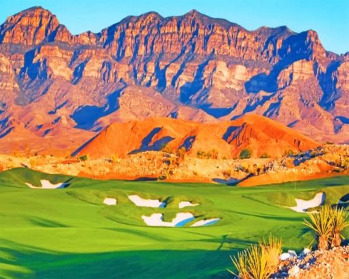 Coyote Springs Golf Course paint by numbers