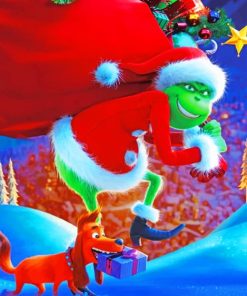 How The Grinch Stole The Christmas Paint by numbers