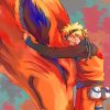 Kurama And Naruto paint by numbers