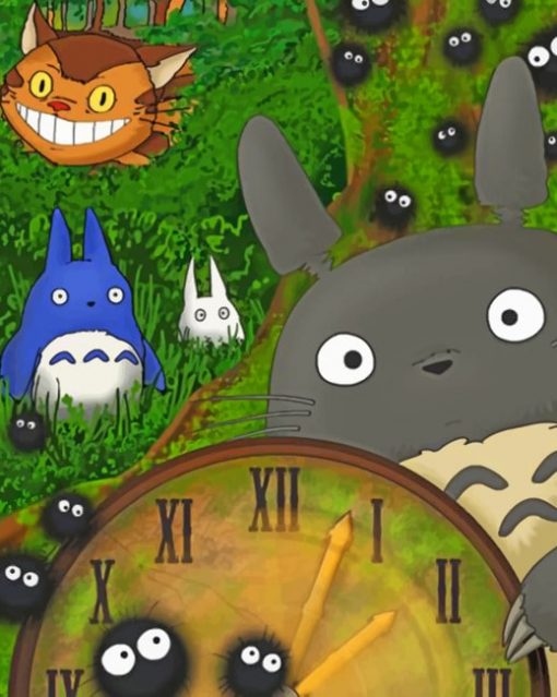 My Neighbor Totoro Studio Ghibli Paint by numbers