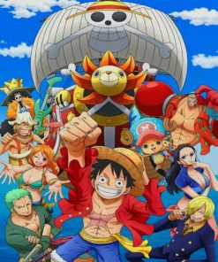 One Piece Manga Series paint by numbers
