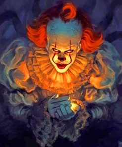 It Movie paint by numbers