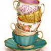 Vintage Coffee Cups paint by numbers