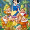 snow white an Dwarfs paint by numbers