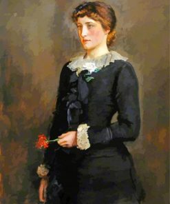 A Jersey Lily By Millais paint by numbers