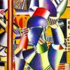 Acrobats In The Circus Leger paint by numbers