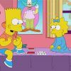 Bart And Lisa Simpson Paint by numbers