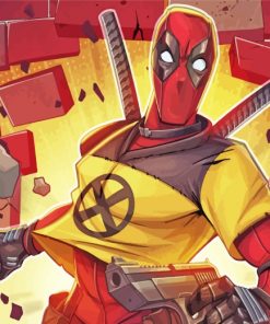 Deadpool Movie paint by numbers