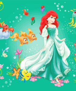 Disney Princess Ariel Mermaid Paint by numbers
