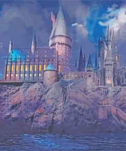Hogwarts Harry Potter paint by numbers