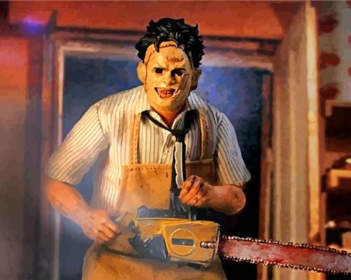 Dangerous Leatherface paint by numbers