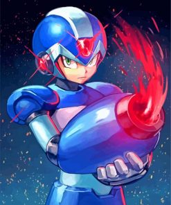 Mega Man Hero paint by numbers