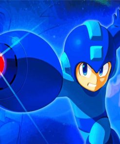 Mega Man Super Hero paint by numbers