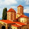 Monastery of St Naum Macedonia paint by numbers