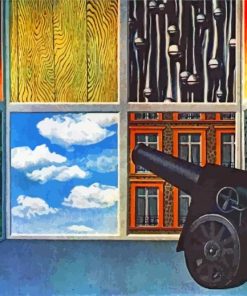 On The Threshoold Of Liberty Magritte paint by numbers