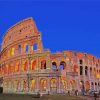 Rome Colosseum Building paint by numbers