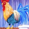 Rooster Bird paint by numbers