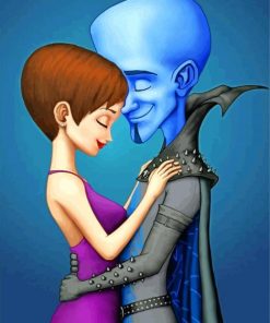 Roxanne Ritchi And Megamind paint by numbers