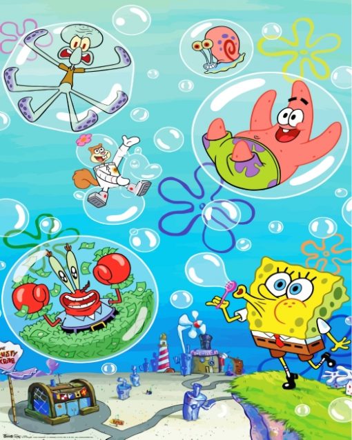 SpongeBob SquarePants Paint by numbers
