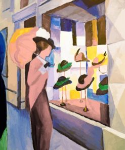 The Hat Shop Macke paint by numbers