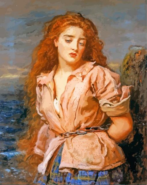 The Marty Of Solway By Millais paint by numbers