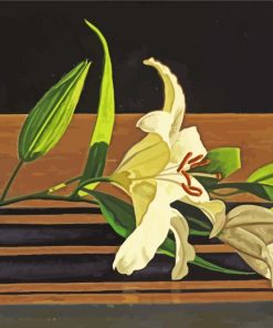 White Lilies paint by numbers