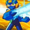 Mega Man paint by numbers