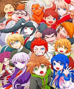 Danganronpa The Anime paint by numbers