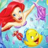 Little Mermaid And Friends paint by numbers