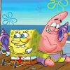 Spongebob And Patrick Phone paint by numbers