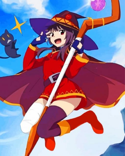 megumin paint by numbers