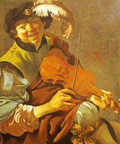 The Violinst Hendrick Ter Brugghen paint by numbers