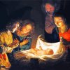 Adoration Of The Child By Hieron Ymous ppaint by numbers