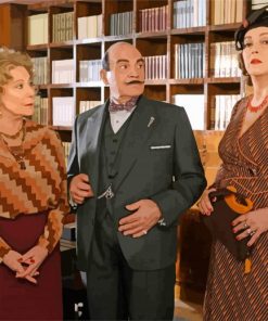 Agatha Christies Poirot Characters paint by numbers