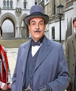Agatha Christies Poirot Series Characters paint by numbers