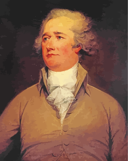 Alexander Hamilton paint by numbers