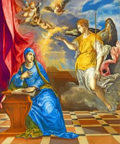 Annunciation El Greco paint by numbers