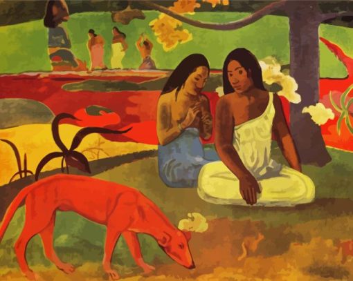 Arearea By Paul Gauguin paint by numbers