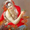 Bacchante with an Ape paint by numbers
