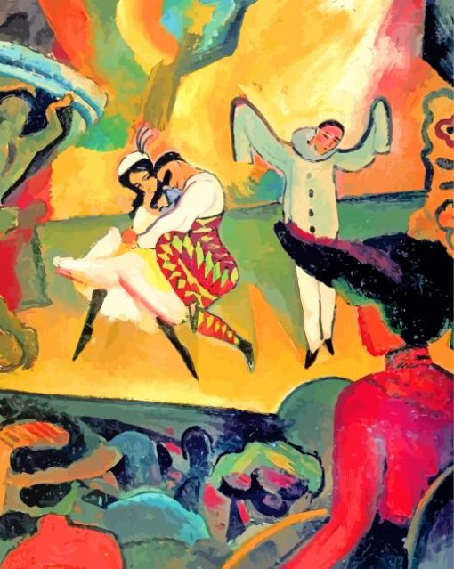 Ballet Russes I By Macke paint by numbers