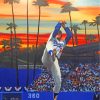 Baseball Dodgers Player paint by number