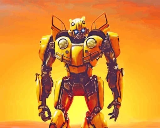Bumblebee paint by numbers