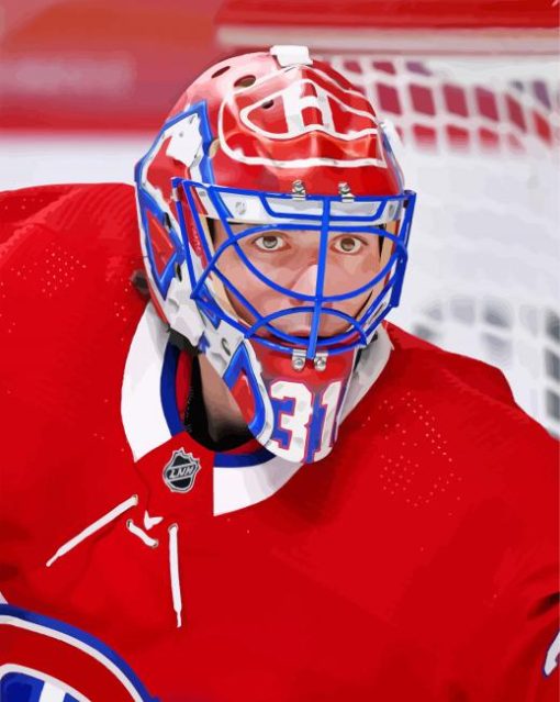 Carrey Price Habs paint by numbers