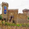 Castello Di Amorosa Napa paint by numbers
