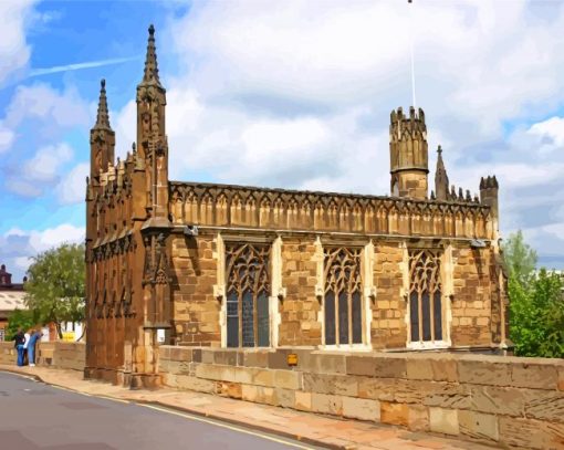 Chantry Chapel Of St Mary The Virgin Leeds paint by numbers