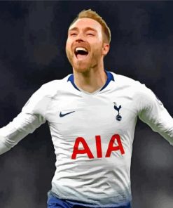 christian Eriksen Football Player paint by number