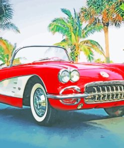 Classic Corvette paint by numbers